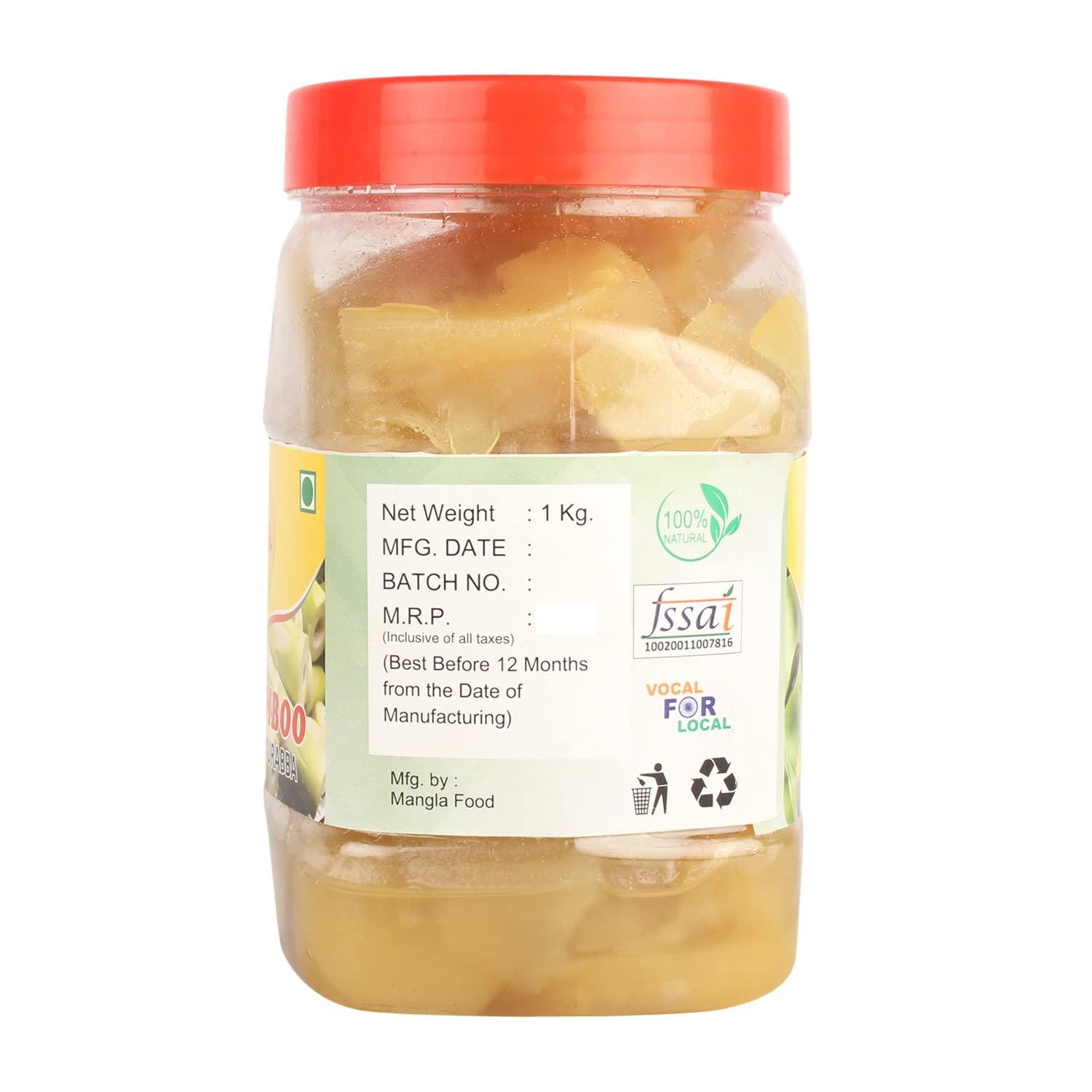 Natural Rise Natural Rise Natural Homemade Bamboo Murabba Bans ka Murabba (1 Kg)