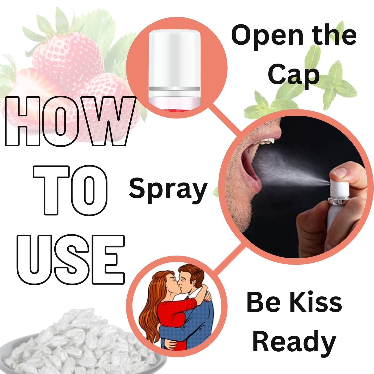 Qelica Qelica Love Special Mouth Freshener Long-Lasting Kiss-Ready Breath Freshness (Strawberry Ice & Ice Paan Chuski)