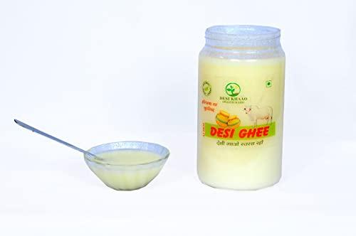 Paushtik Foods Paushtik Foods: Desi Cow Ghee - Pure Cow Ghee for Better Digestion and Immunity ( 1 litre )