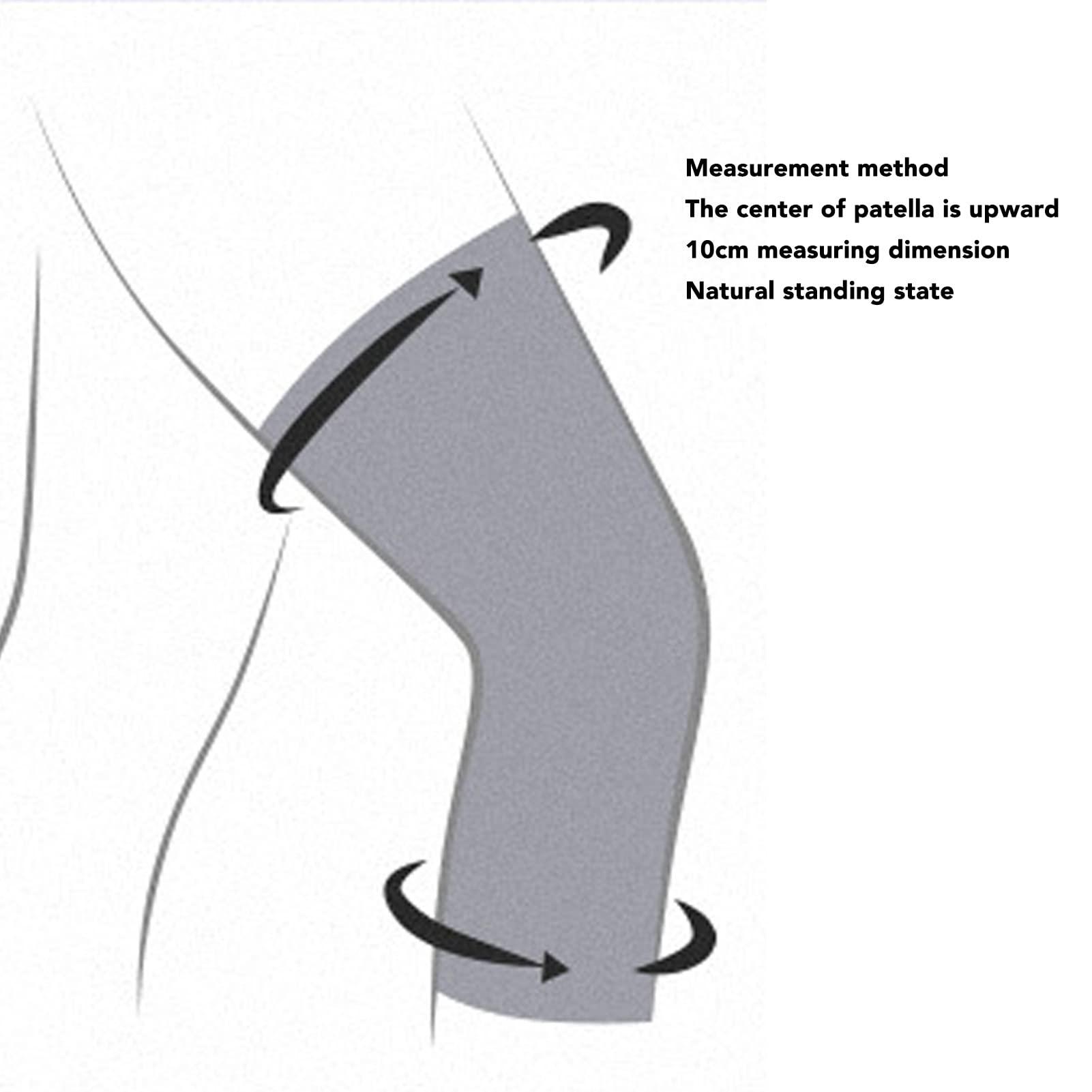 Rendon Sports Knee Brace, Breathable Mesh Compression Knee Brace for Meniscus Recovery (L)