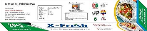 X-Fresh X-Fresh Food Grade Aluminium Foil (25 Meter Pack) (Pack Of 4)