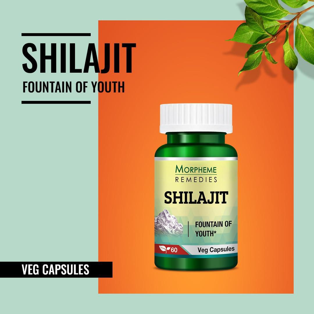 Morpheme Remedies Morpheme Remedies Shilajit 500mg Extract 60 Veg Caps - 6 Bottles