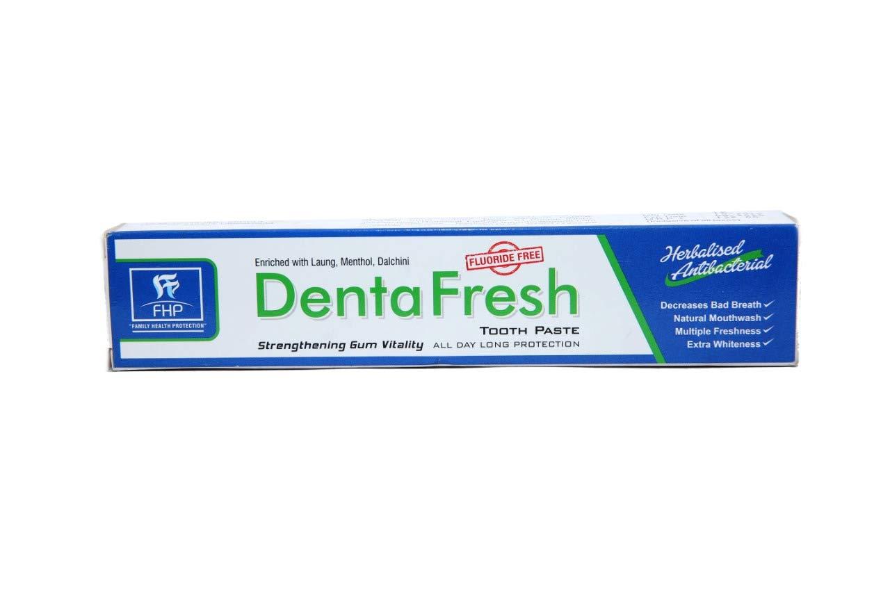 FOREVER HERBAL PRODUCT PVT LTD FHP Denta Fresh Germ Protection Toothpaste with No added Fluoride and Parabens For Whiting and Strong Teeths
