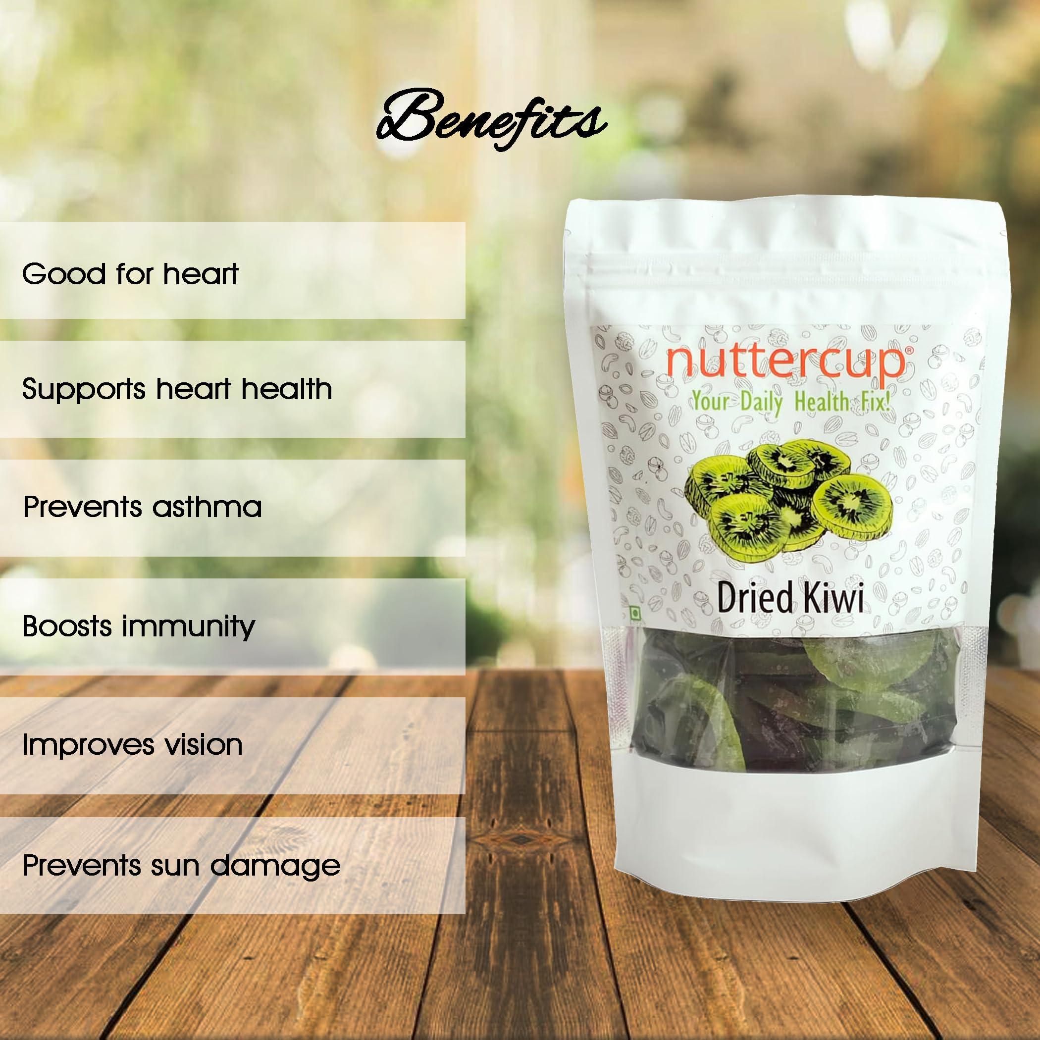 nuttercup nuttercup Dried Kiwi Fruit | 200gms | Pack of 2
