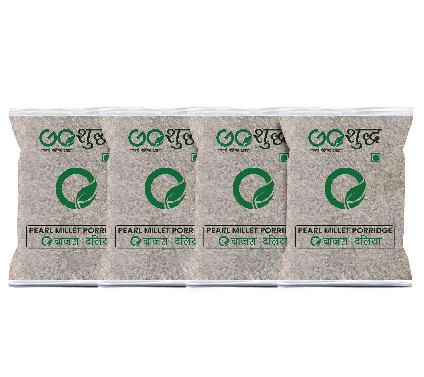Goshudh-FREEDOM FROM ADULTERATION Goshudh-FREEDOM FROM ADULTERATION Daliya Wheat Porridge (500 G) - Pack of 4 Combo
