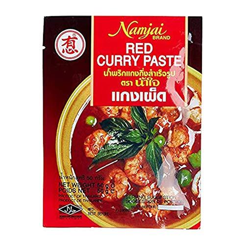 Namjai Namjai Red Curry + Green Curry Paste Combo, 2 x 50 g