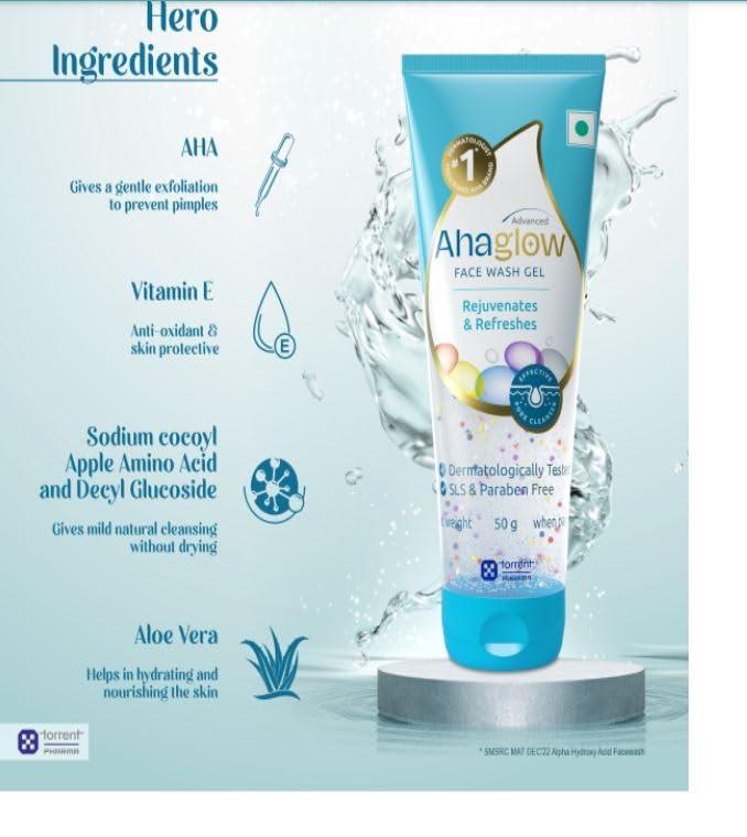 AHAGLOW Ahaglow Advanced - Tube of 50g Face Wash Gel