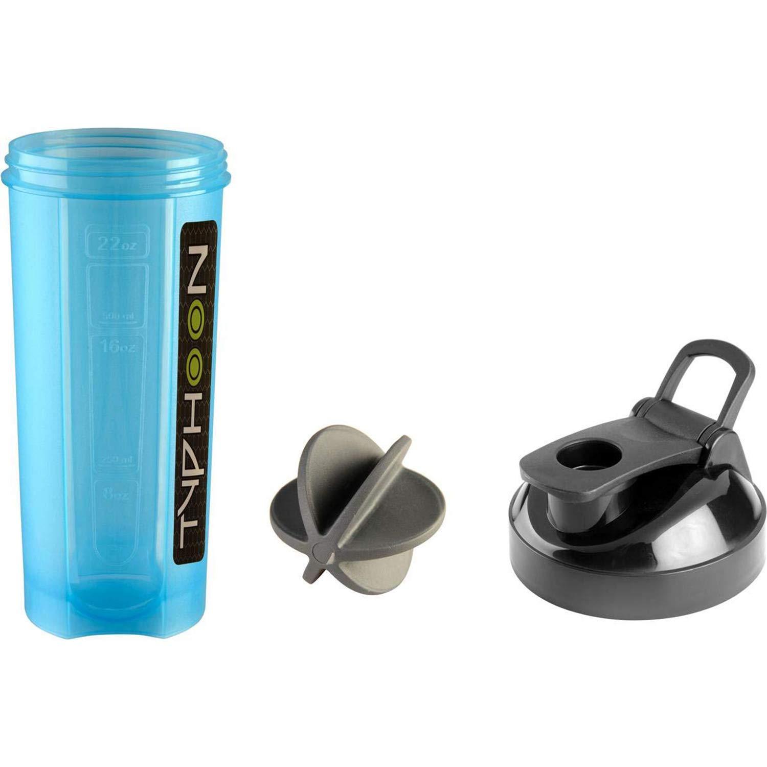 HAANS HAANS Typhoon Protein Gym Shaker Bottle 700 ml (Blue)