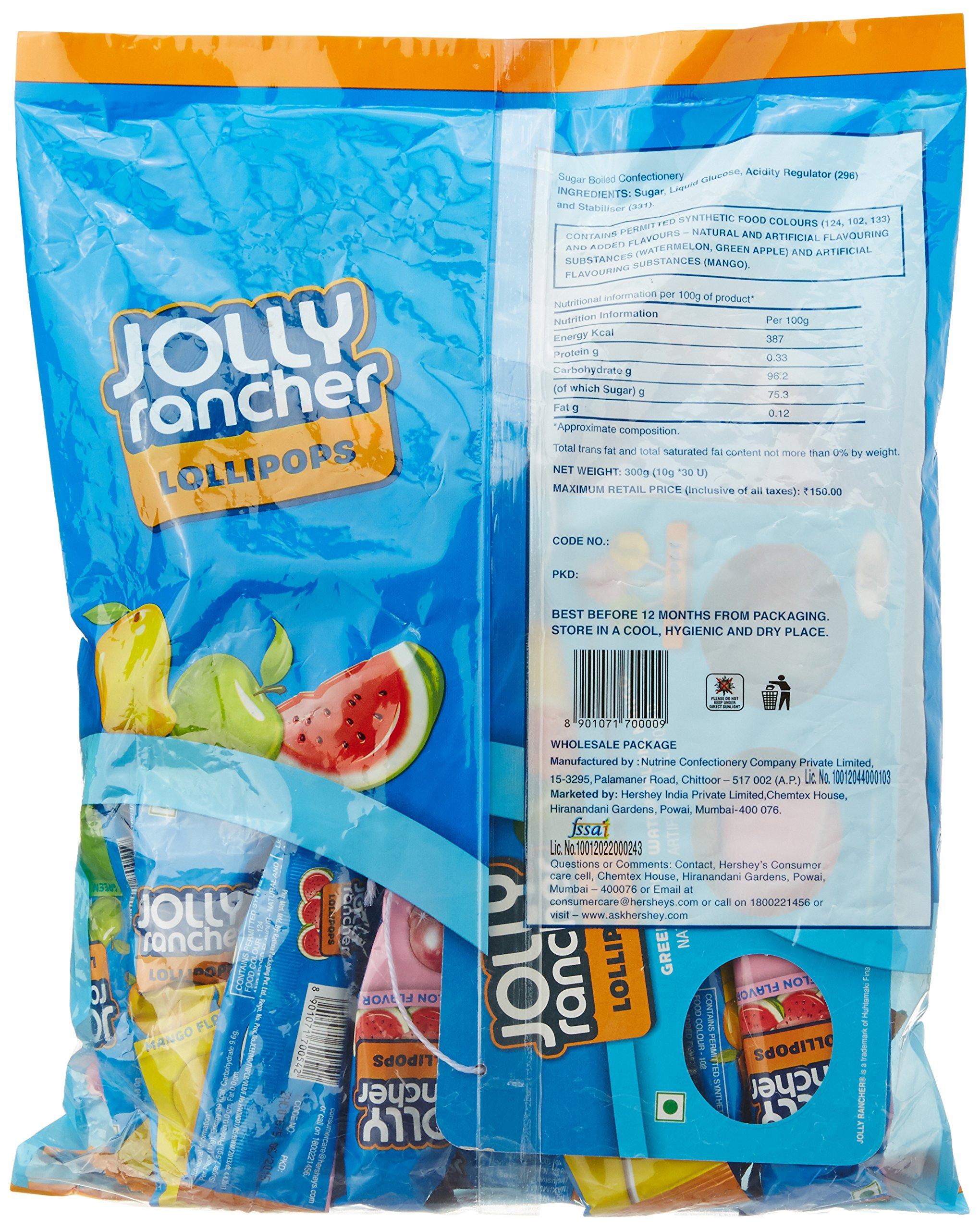 JOLLY RANCHER JOLLY RANCHER Lollypop, Big Bag, 300 Grams, Fruit