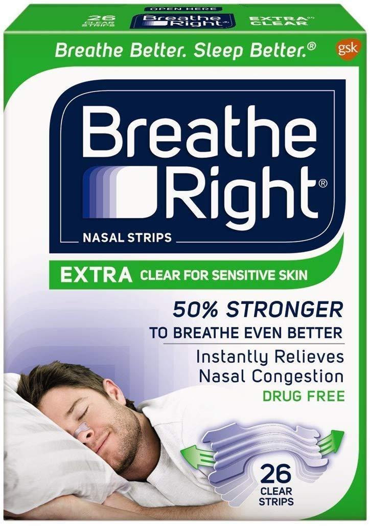 Breathe Right Breath Rite Extra Clear 2 Size 26ct Breath Rite Extra Large 26ct
