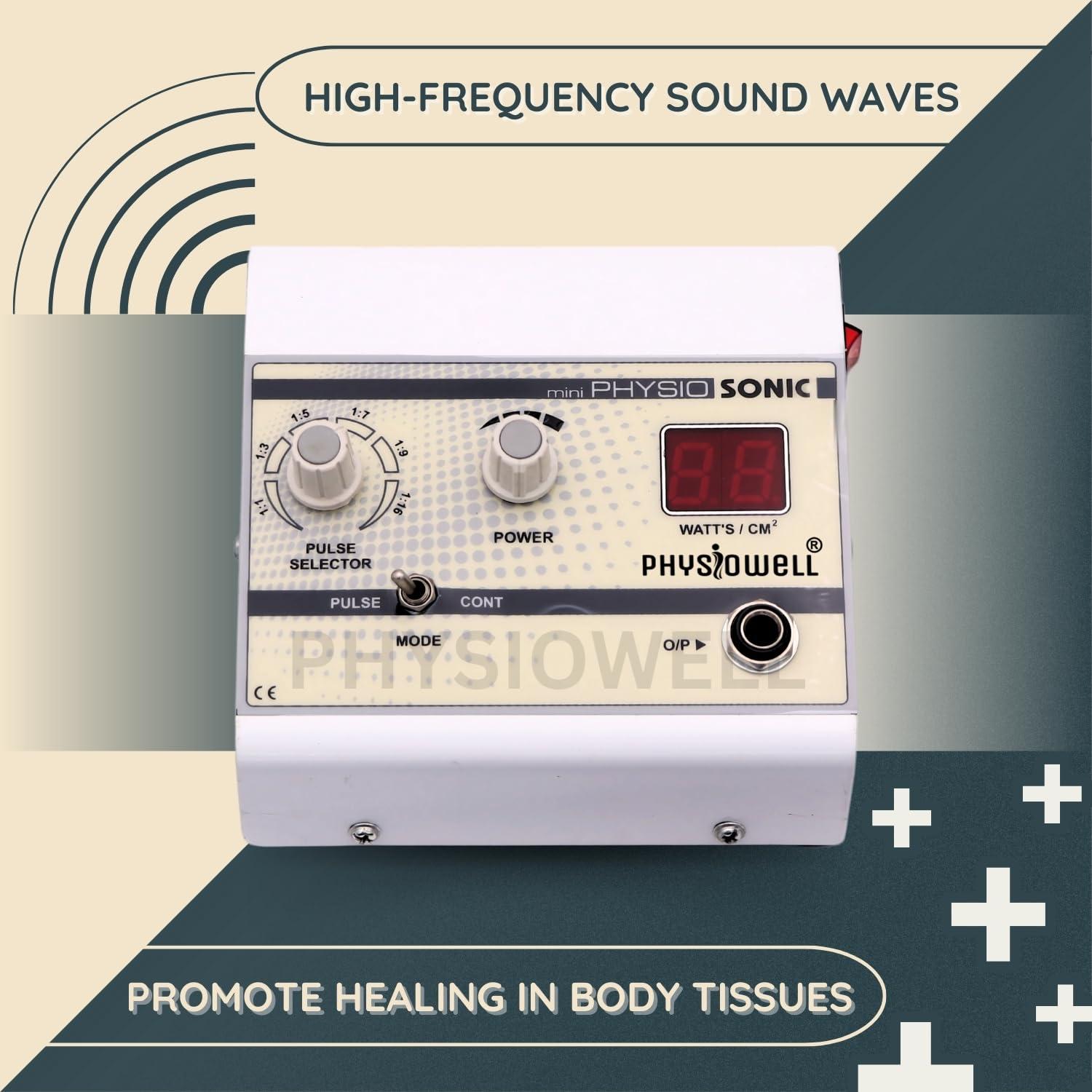 Physiowell Physiowell Ultrasonic Therapy Machine UST Physiotherapy Ultrasound Massager for Pain-Relief