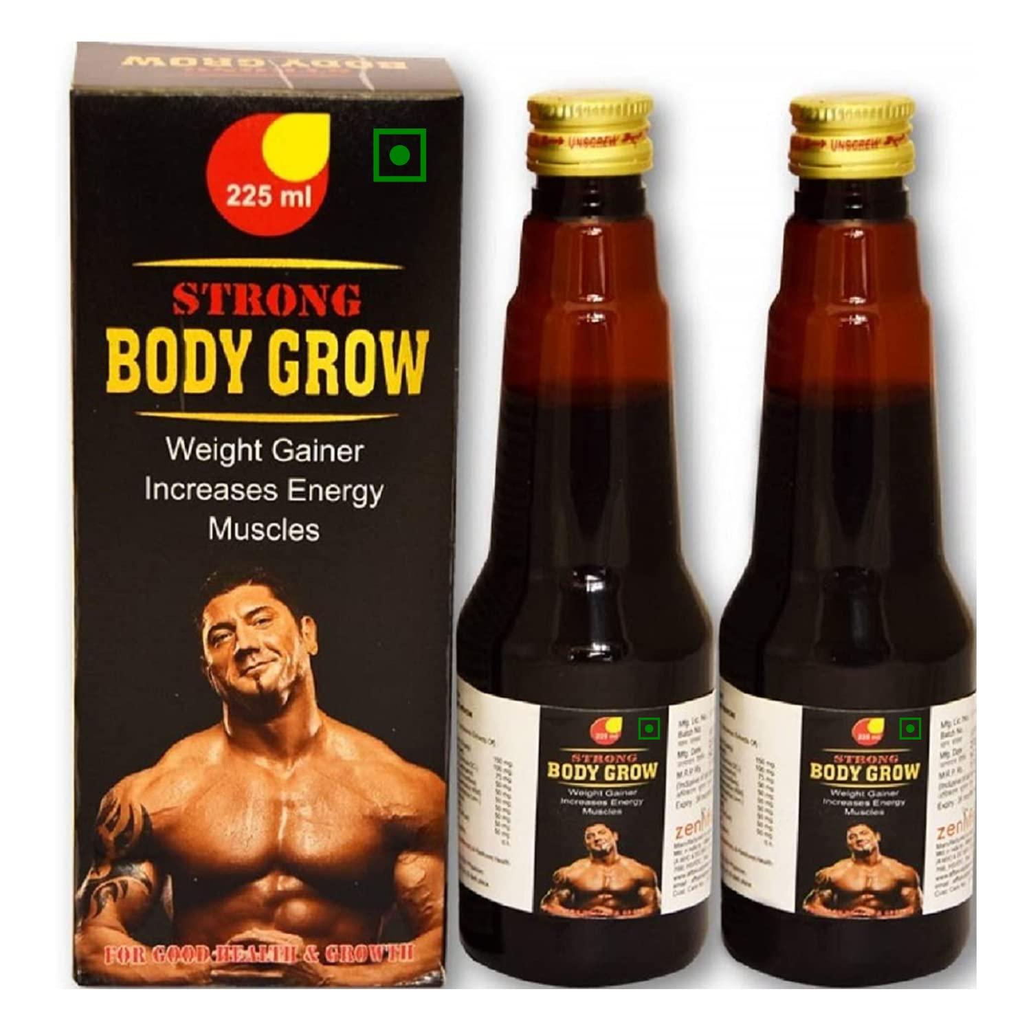 Afflatus Afflatus Herbal Strong Body Grow Tonic || Appetite Booster || Weight Gain & Body Growth Formula- (2 x 225ml)