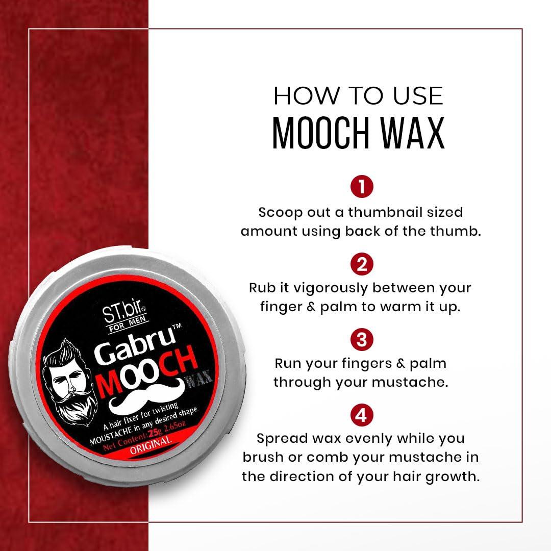 GABRU Gabru ST.bir Men's Mooch Wax (Pack of 25 g)