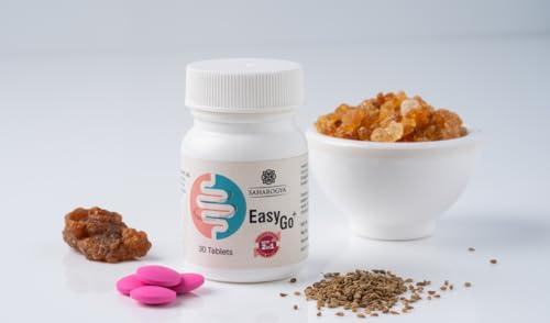 SAHAROGYA SAHAROGYA Herbal Easy Go Tablet For Better Digestive Function, Healthy Gut, & Health Management - 30 tablets (Pack of 1)`
