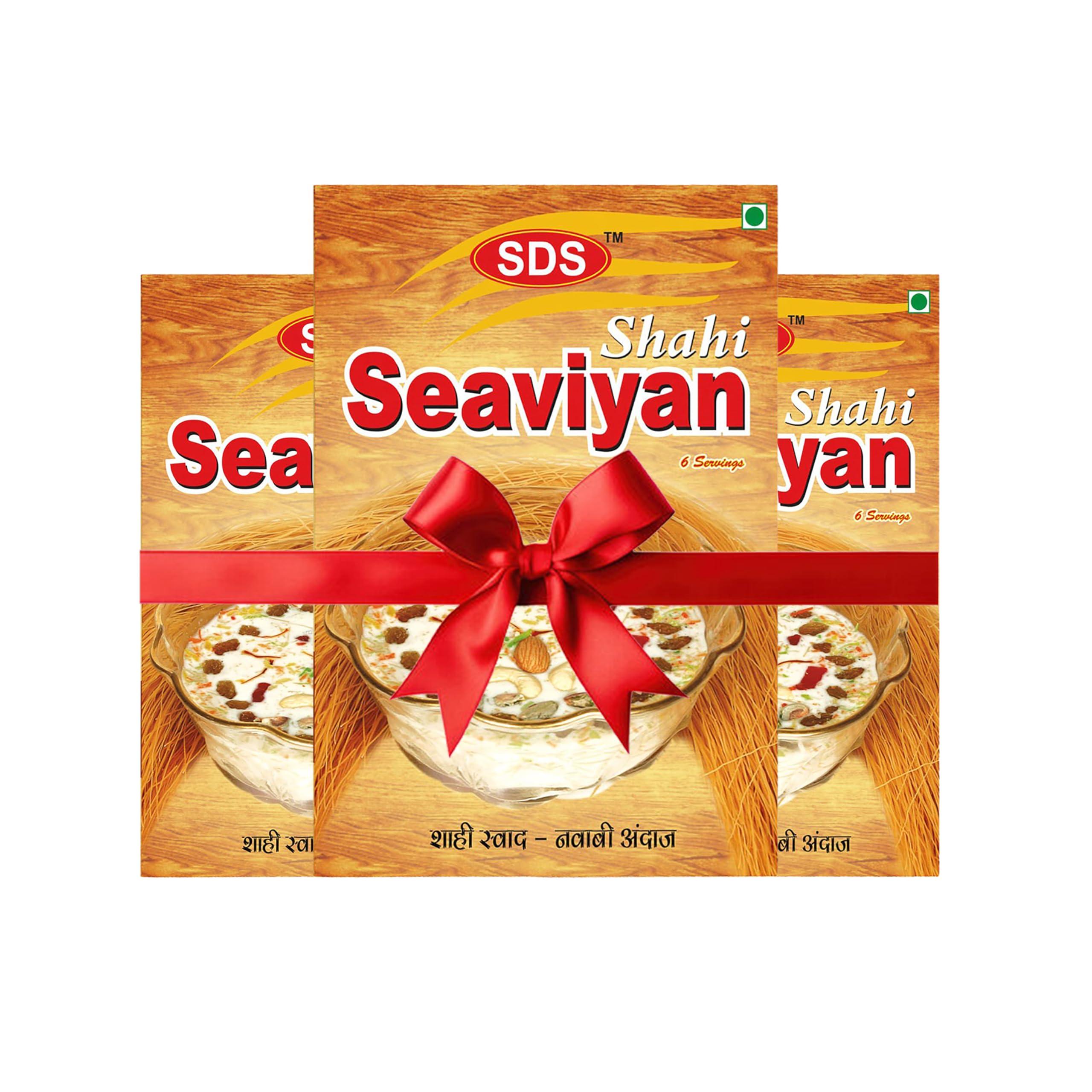 SDS SDS Shahi Seviyan Natural Vermicelli 100g (Pack of 3)