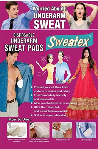 SWEATEX Sweatex Disposable Underarm Sweat Pads ( Combo Of 3 Packs )