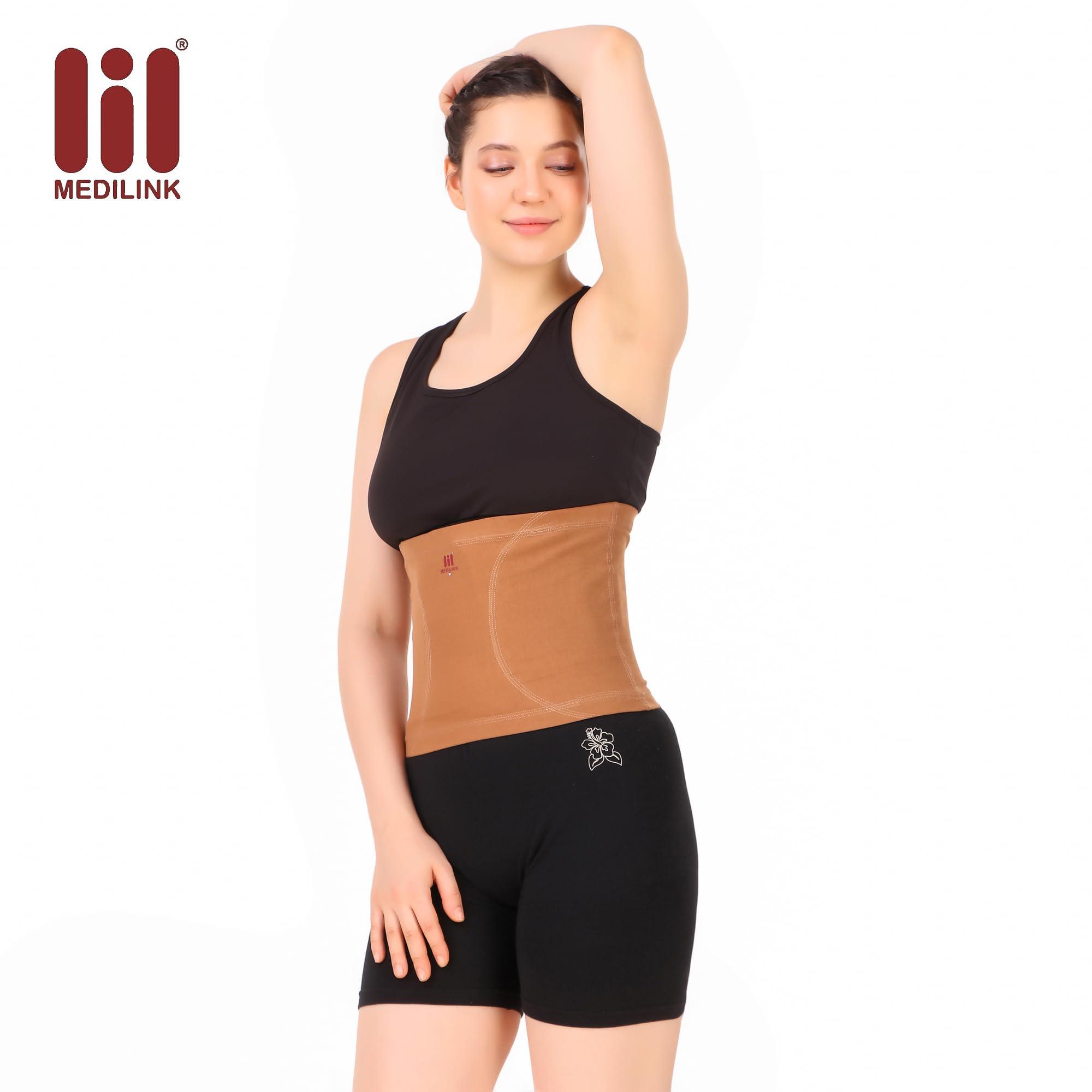Medilink Medilink Anti Rolling Waist Shapewear Belt Tummy Tucker - Small Skin