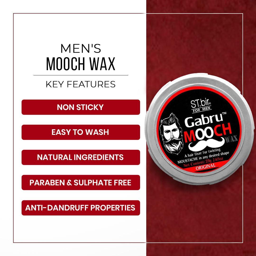GABRU Gabru ST.bir Men's Mooch Wax (Pack of 25 g)