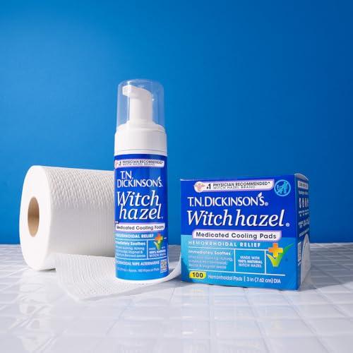 T.N. Dickinson's Hemorrhoidal Medicated Pads With Witch Hazel