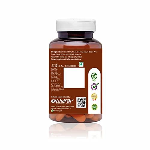 WALPAR Calcium Citrate Supplement 1300mg with Magnesium Zinc Vitamin D3 D B12 B Complex Ideal for Bone and Muscle support & Joint health Ideal for Men Women (1)