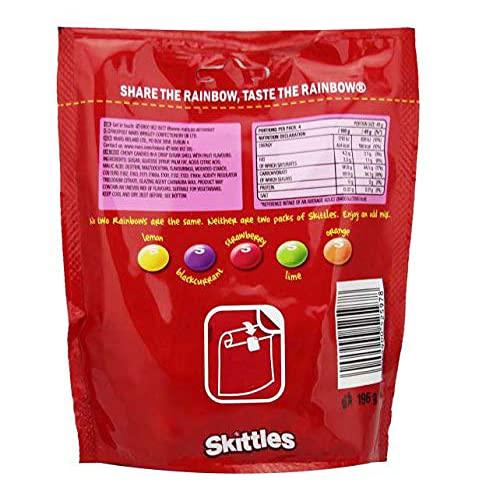 Skittles Skittles Fruits Flavoured Candy, 196 g