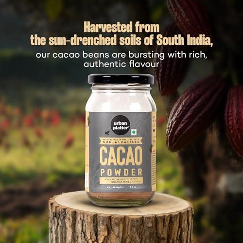 urban platter Urban Platter Non-Alkalized Organic Cacao Powder, 100g