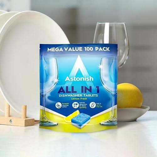 Astonish Astonish All in One Dishwasher Tablets Lemon 100's (C2171)