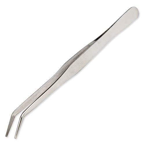 Generic Non Magnetic Curved Tweezer (Silver)