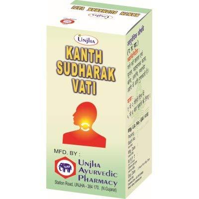 Unjha Ayurvedic Pharmacy UNJHA'S KANTH SUDHARAK VATI 20 G (Pack of 2)
