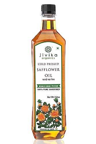 JIVIKA NATURALS JIVIKA NATURALS Cold Pressed Wood Pressed Safflower Oil (1 Litre)
