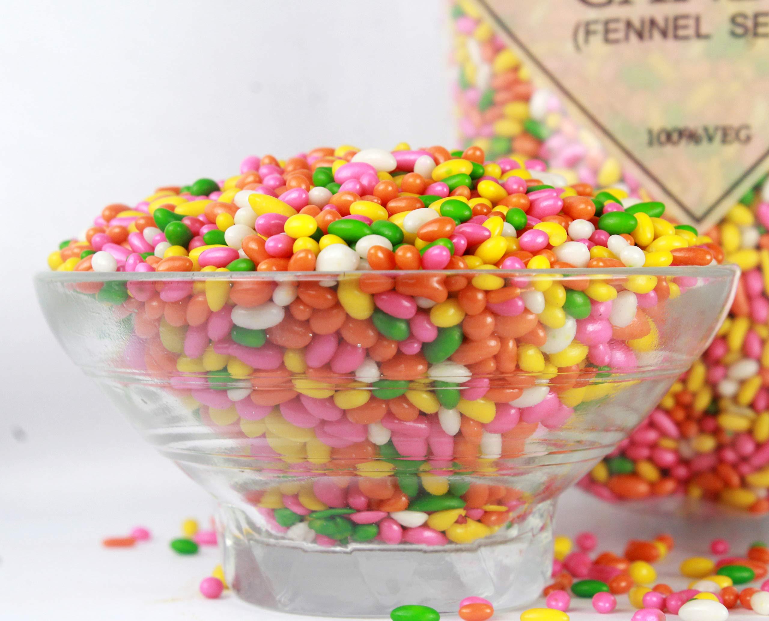 minimal Minimal Sugar Coated Fennel Seeds/Fennel Candy/Sugar Coated Saunf,500g