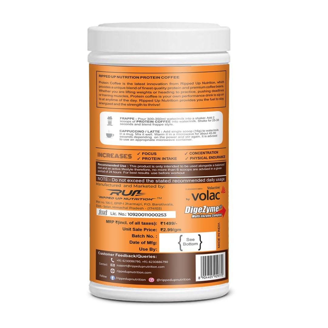 Ripped Up Nutrition Ripped Up Nutrition- Protein Coffee (Caramel, 500gm)