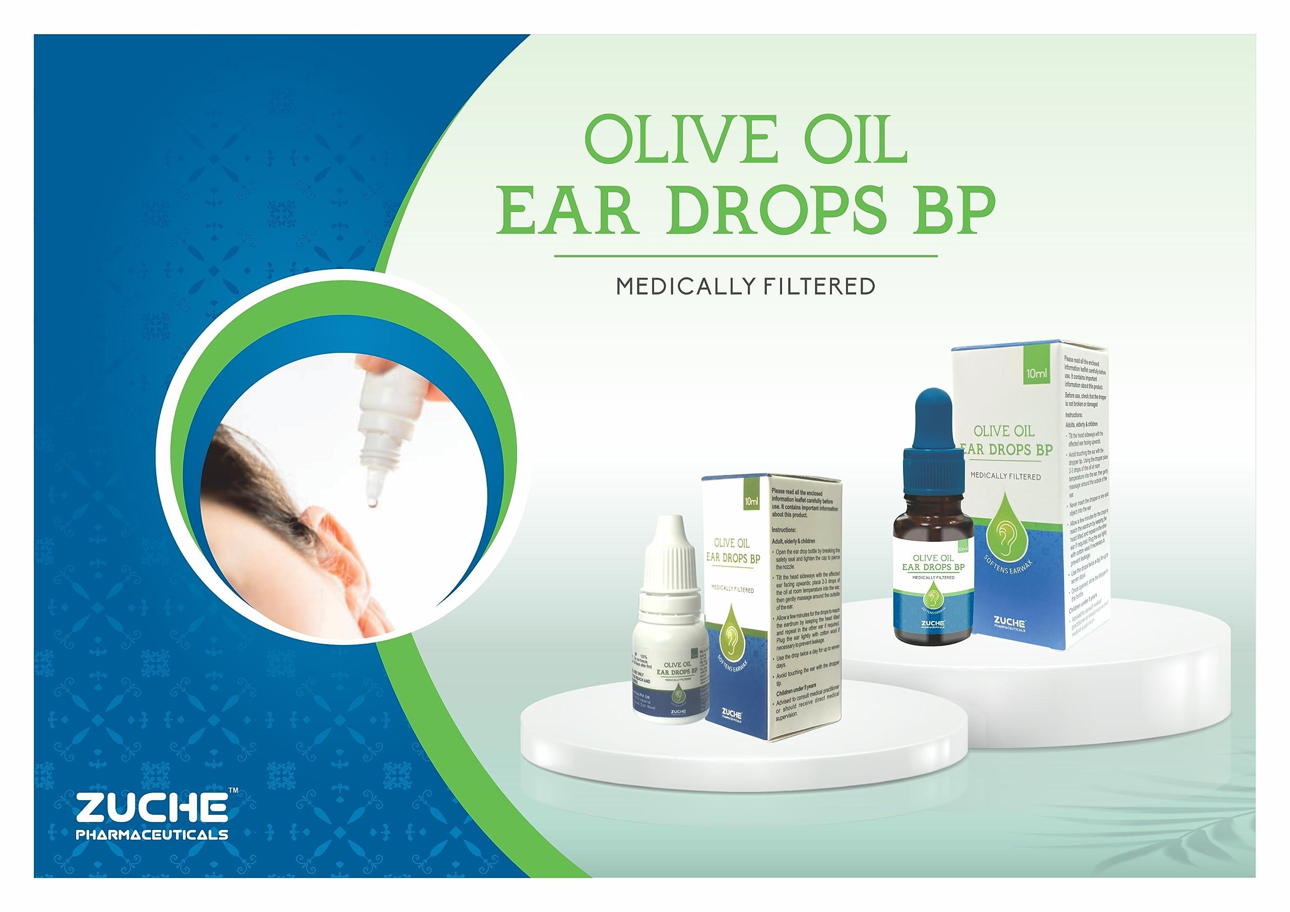 Generic Olive Oil Ear Drops 10 ml (2 Units) | Ear Wax Remover | Naural Product | Medical Grade