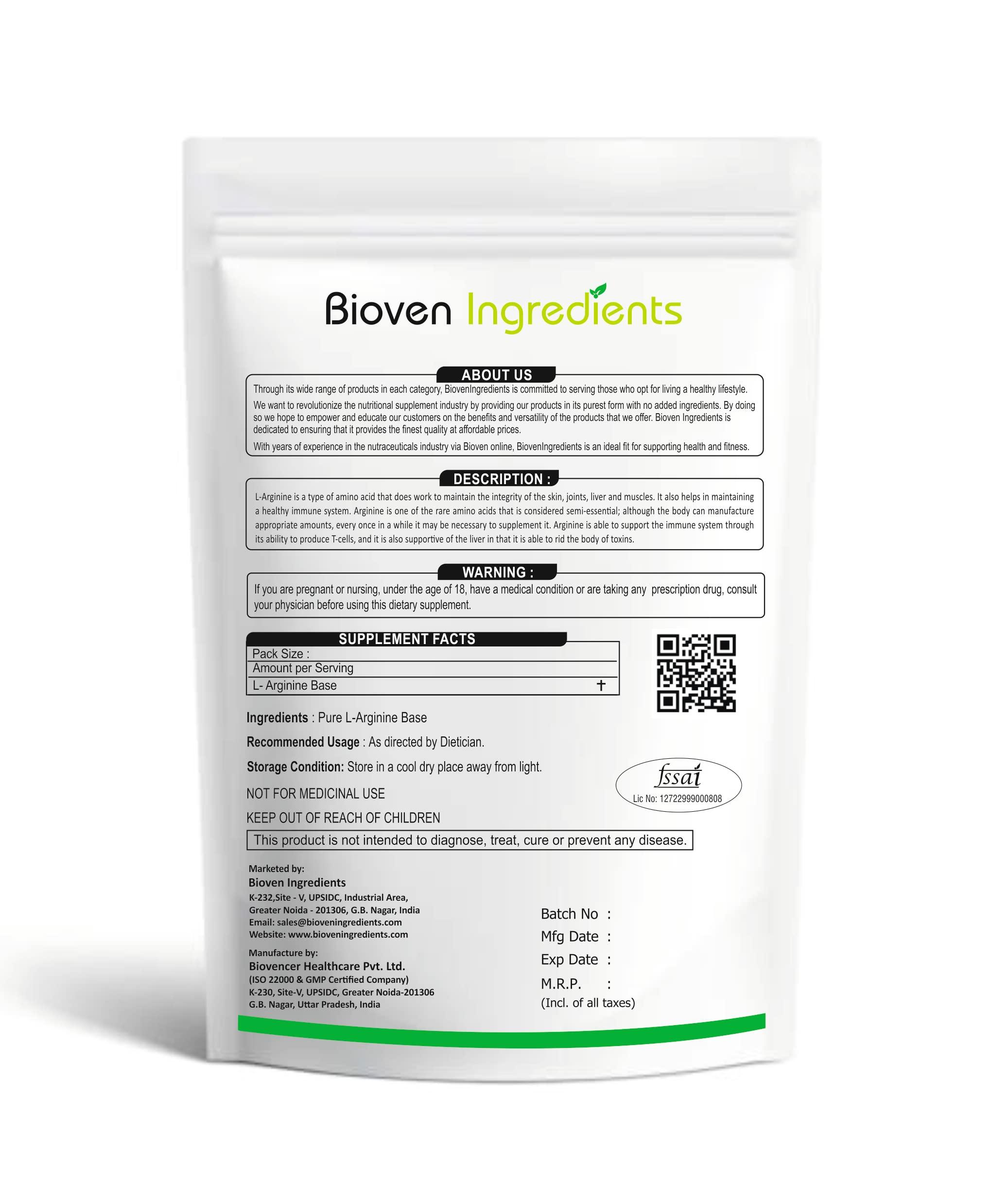 Bioven L-Arginine Base Powder