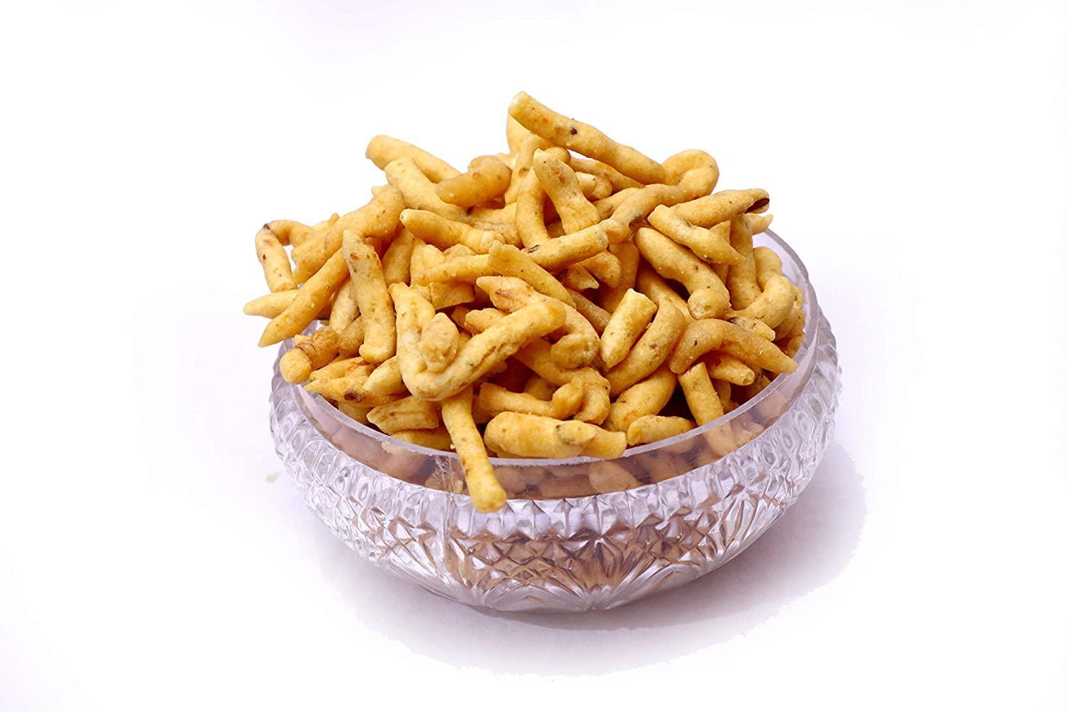JOLANTAA Jolantaa Bhatha Kani Surat Famous Bhatha Kani Tikha Gathiya Gujarati Tikha Gathiya Surti Farsan (800 Gm)