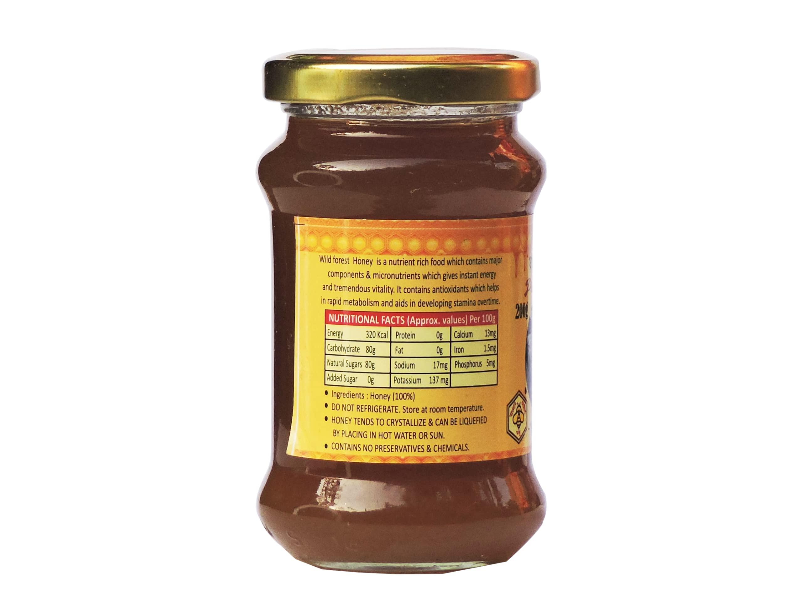 Generic Wild forest_200gm|100% Pure Honey | Pure Natural Unprocessed Original Honey