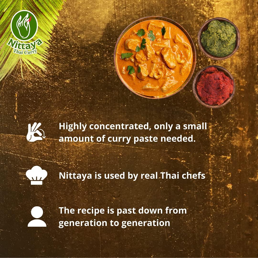 Nittaya Thai Curry Nittaya Thai Curry Red Curry Paste, 1000 g