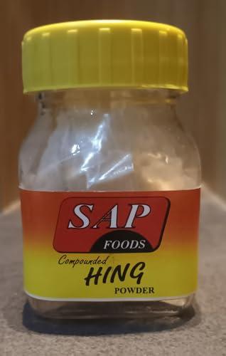 ENTERPRISES Sap Foods Asafoetida Hing Jar (25gx2=50g) - Strongest Compounded Pure Hing Powder (Pack 2)