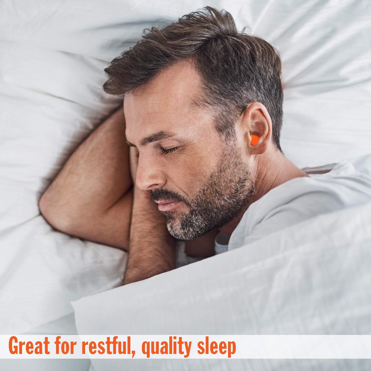 Mack\'s Macks Maximum Protection Soft Foam Earplugs 10 Pair, 33 dB Highest NRR Comfortable Ear Plugs for Sleeping, Snoring, Loud Concerts, Motorcycles and Power Tools