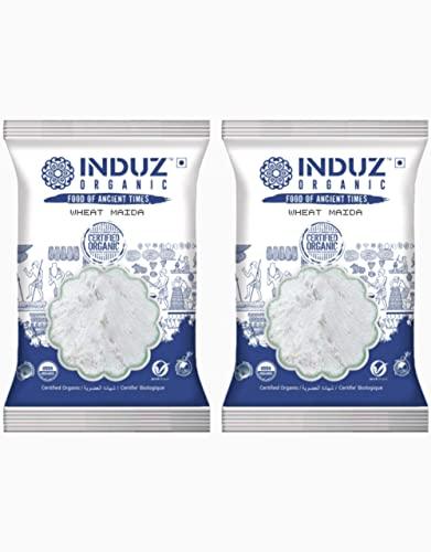 INDUZ ORGANIC Induz Organic Wheat Maida, 500g (Pack of 2)