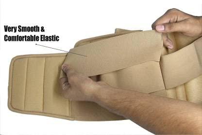 Generic Premium Lumbo Sacral (L.S Belt) Corset- Back Pain Belt Waist Support (Beige) (SMALL)