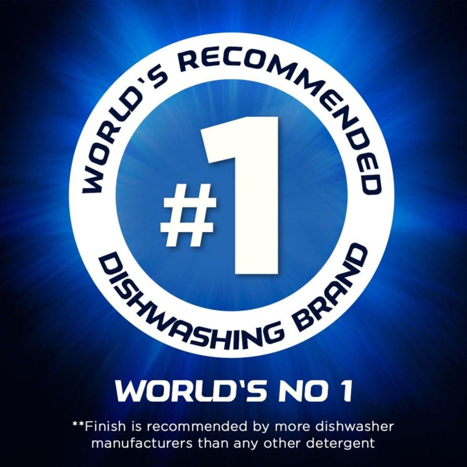 Finish Finish 1 Kg, Classic Dishwasher Detergent Powder | World's #1 Recommended Dishwashing Brand (Pack of 2)