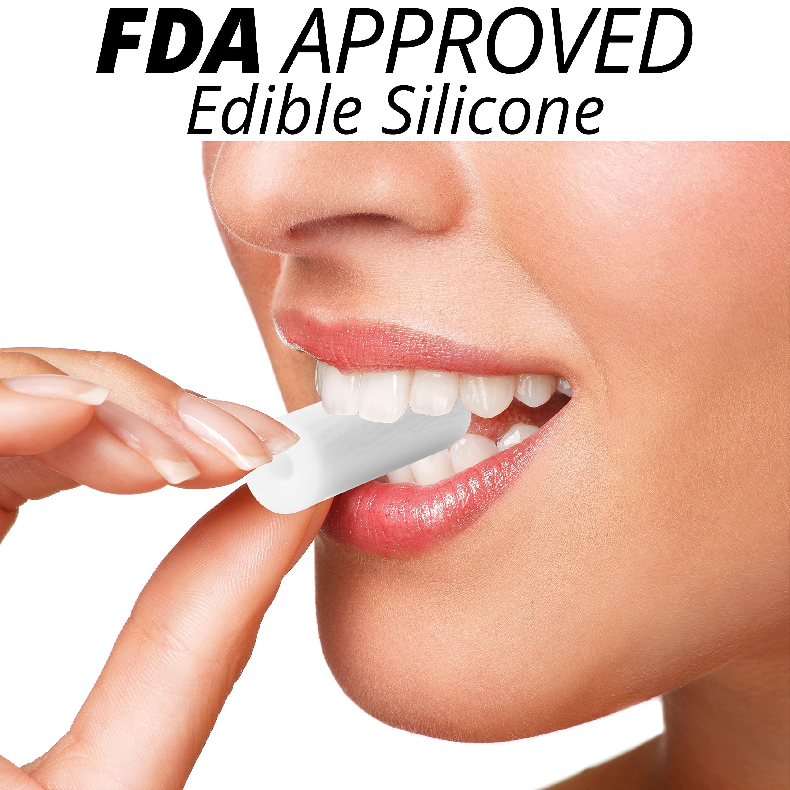 IXO IXO Aligner Seater Chewies for Invisalign Aligners, Unscented, Bulk Pack in Resealable Bag (10 PCs) (White)