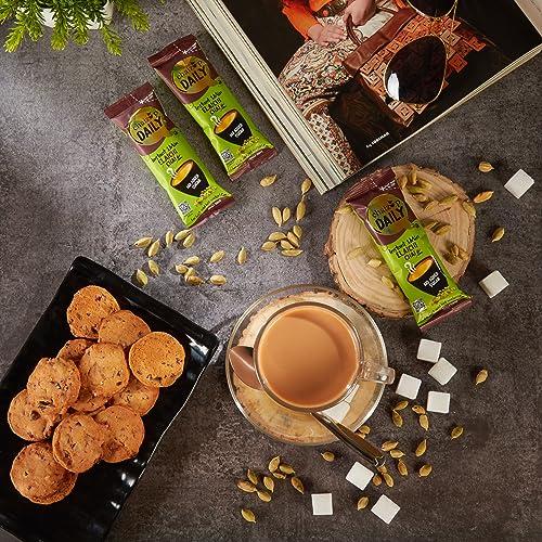 Chaizup Chaizup Instant Premix Cardamom Tea NO ADDED SUGAR 30 Sachets 9GM Each Daily Instant 1 Min Elaichi Chai Premium Instant Premix Elaichi Tea - Authentic Blend for Instant Refreshment
