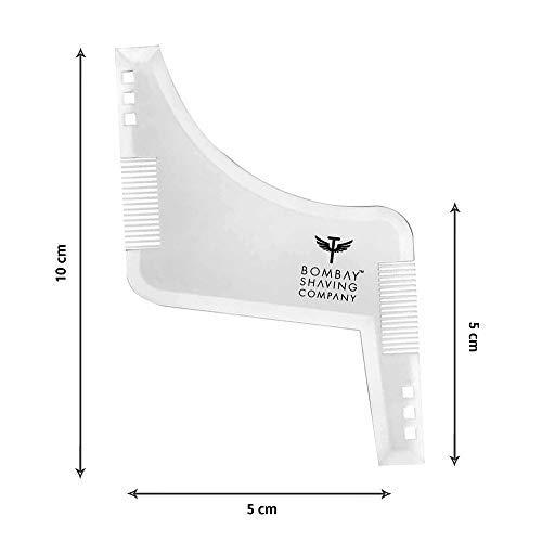 Bombay Shaving Company Bombay Shaving Company Beard Shaper Tool With Comb For Men, Home And Salon Use, Men Beard Accessories (Transparent)