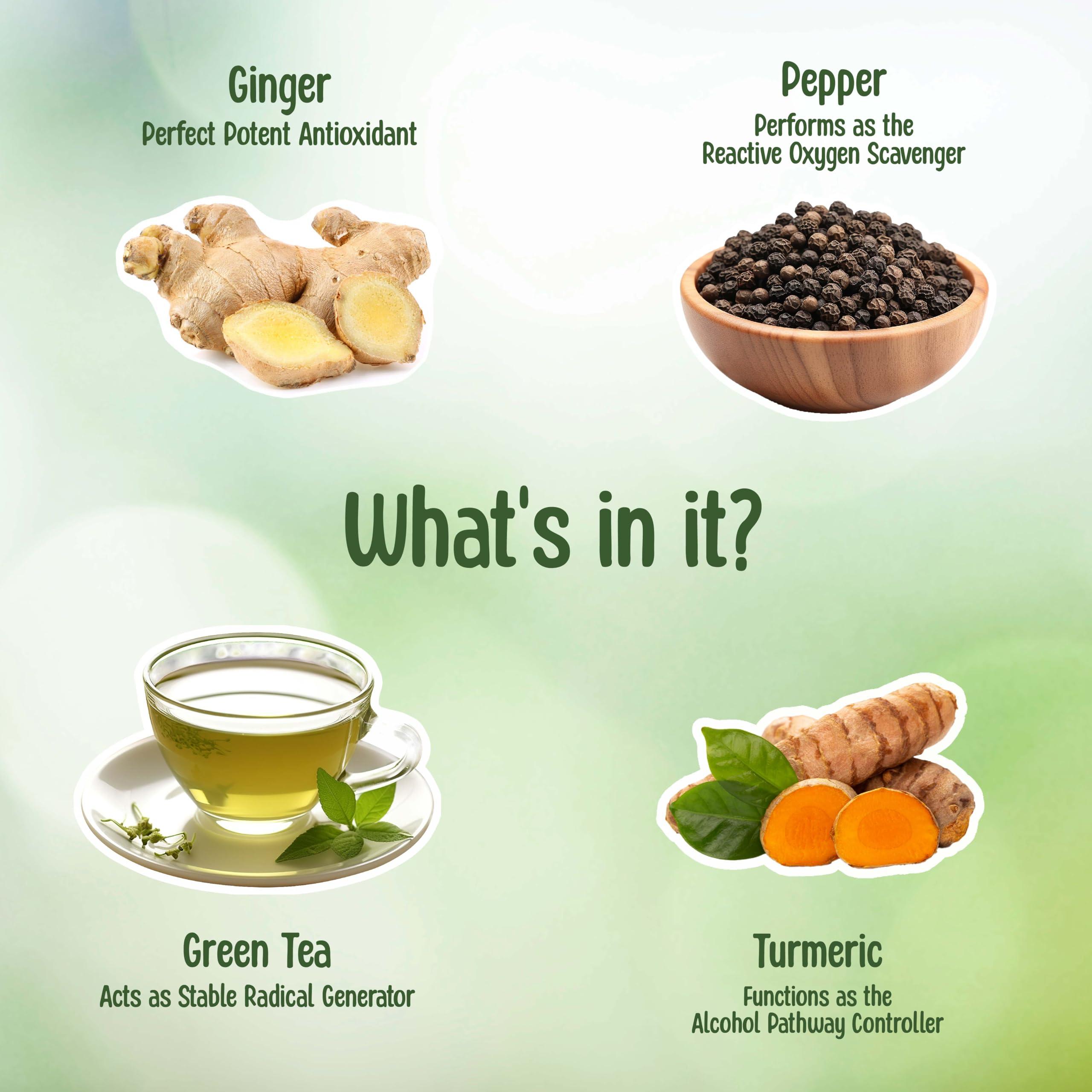 Rebound Rebound Mango Flavor Pack Of 4 (60ml) - Clinically Proven Anti- Hangover Drink | 100% Safe & Vegan | Natural Ingredients | Hangover Free Wake Up Next Day | Pocket Friendly | No Side Effects