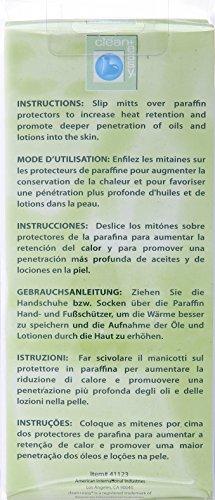 Clean + Easy Clean + Easy Insulating Foot Mitts, Terry Cloth Thermal Booties for Paraffin Treatment and Home DIY Spa, Soothes Cracked Heels, Made of 100% Cotton, Fits All Sizes, Washable and Easy to Use, 1 pair