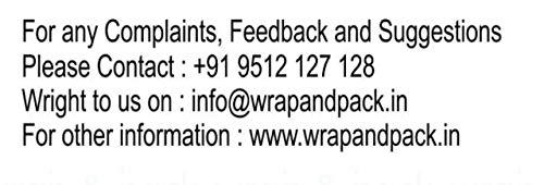 wrap & pack wrap & Pack Aluminium Foil for Food Packing, Cooking, Baking | Silver Foil for Kitchen Use| Foil Paper for Food Wrap 11 Microns Thickness 9 Meter