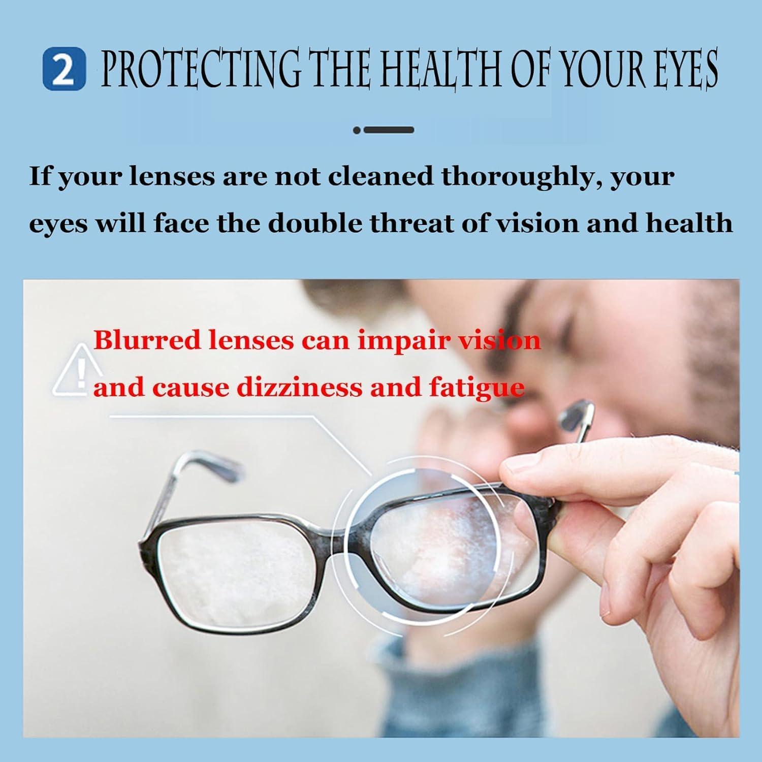 SEFLICA SEFLICA 100Pcs Anti-Fog Wipes for Glasses Individually Wrapped, Pre-Moistened Lens & Screen Cleaner Wipes for Glasses, Laptops, Phones, Monitors, and Camera Lenses