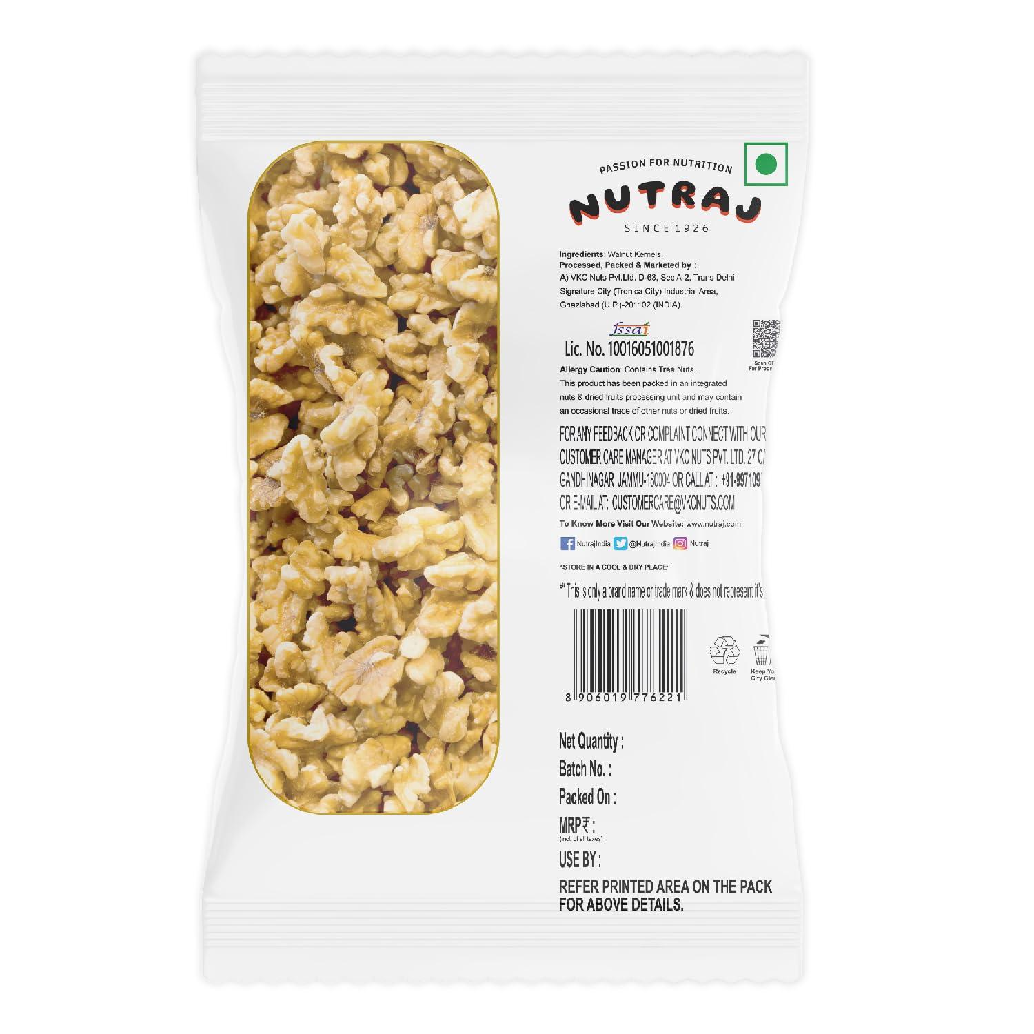 Nutraj Nutraj Dry Fruit Combo Almond, Cashews, Raisin, Walnut Kernels 400g (100g Each) | Badam | Kaju | Akhroth giri | Nutritious, Delicious & Crunchy | Rich in Magnesium, Copper & Phosphorus